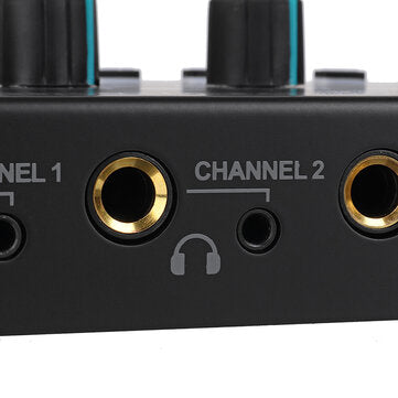 AMP-i4 4-Channel Stereo Headphone Amplifier and DC 12V Power Adapter