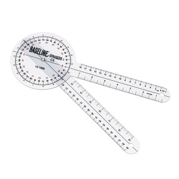 6Pcs 360 12/8/6 Inch Medical Spinal Ruler Goniometer Angle Protractor Angle Ruler
