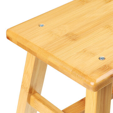 Wooden Square Stool Small Simple Children Chair Bamboo Dining Table Stool Household Bench for Home L