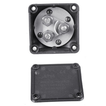 12V-48V 200A 3 Position Disconnect Isolator Master Switch Battery Power Cut Off for Car RV Boat Mari