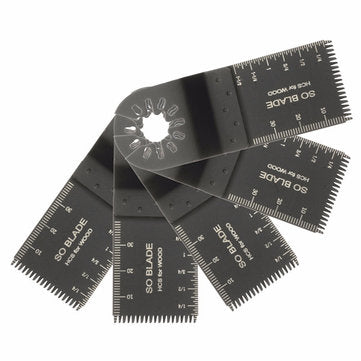 5pcs 35mm High Carbon Steel Long Teeth Saw Blade Oscillating Multitool