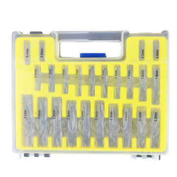 0.3-4mm Hand Drill Keyless Chuck with 10/20/150pcs Twist Drill Bits Set for Wood Drilling (SIZE: 20)