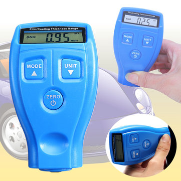 Thickness Tester Digital Auto Car Paint Coating Measuring Gauge Meter 3 Colors (COLOR.: BLUE)