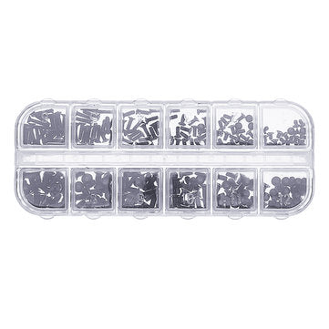 Suleve MXCP3 240Pcs Mini Phillips Screw Carbon Steel Electronic Flat Head Notebook Laptop Repair