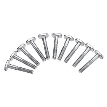 Drillpro 20pcs M6x40mm T-Nut T Sliding Screws For 30 Series Miter Track Woodworking Tool