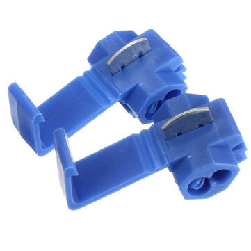 50pcs Scotch Lock Quick Splice 18-14 AWG Wire Connector Blue