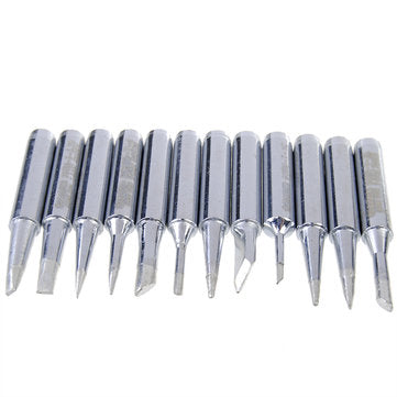DANIU 12pcs 900M-T Series Solder Iron Tips for Electronic Soldering Iron