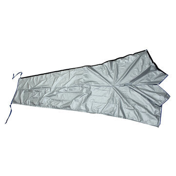 420D 8-9ft Sailboat Cover Blue Sail Cover Mainsail Boom Waterproof Protection
