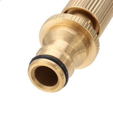 1/2`` Universal Adjustable Copper Straight Nozzle Connector Garden Water Hose Repair Quick Connect I
