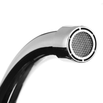 Double Dual Handle Spout Hot Cold Basin Sink Mixer Water Tap Kitchen Faucet