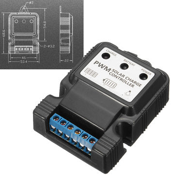 11.1V 5A PWM Solar Power Controller Intelligent Multiple Protection Controller
