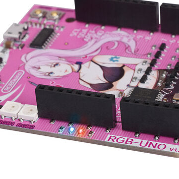 RGBDuino UN0 V1.2 Jenny Development Board ATmega328P Chip CH340C VS UN0 R3 Upgrade for Raspberry Pi