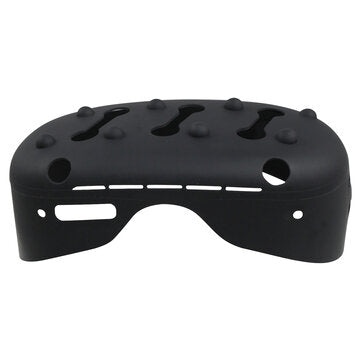 VR Helmet Protective Front Cover For Oculus Quest 2 Silicone Anti-Throw Protection... (COLOR: BLACK)
