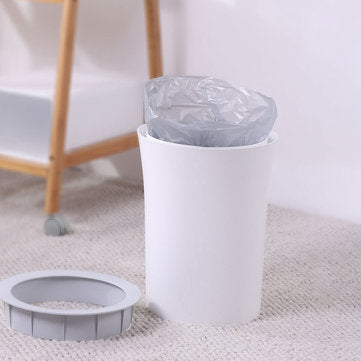 Quange Flat Mouth Trash Bag 3 Roll Thickened Leakproof Full Of Resilience Large Green Garbage Bags D