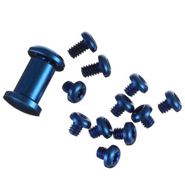 Replacement Titanium Screws Alloy Spindle Kit Mount Hot Screws For Bugout 535 (COLOR: BLUE)