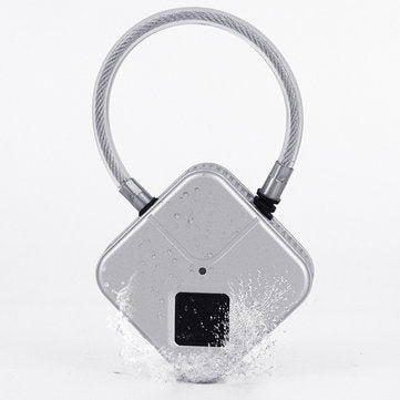 Bakeey Fingerprint Padlock Anti-theft Smart Door Lock Waterproof Dustproof Multi-f... (COLOR1: GOLD)