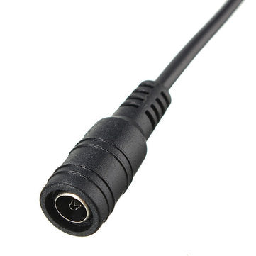 5PCS LUSTREON 30CM 5.5X2.1mm DC Power Supply Connector Switch Cable for 5050 3528 LED Strip Light