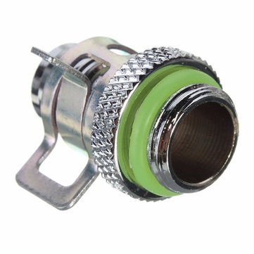 Useful Barb Fitting Water Cooling Radiator For 3/8`` ID Turbing G1/4 Chromed