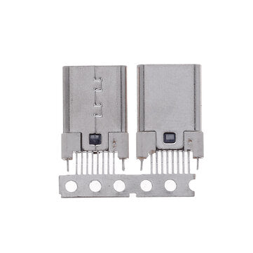 10PCS TYPE C 3.1 16P Splint Vertical In-Line Male Adapter Special Connector
