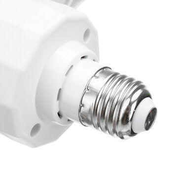 E27 LED Bulb Garage Lamp Deformable Ceiling Light Fixture Foldable Adjustable Workshop Lamp AC85-270