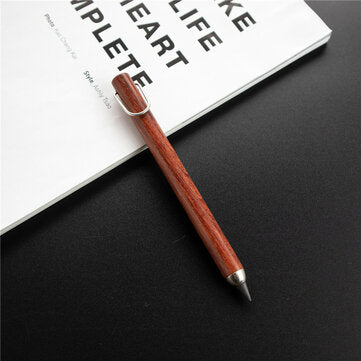 Shuli 3319 Inkless Pen Environmental Protection Wear Resistance Metal Pen Stationery... (COLOR: RED)