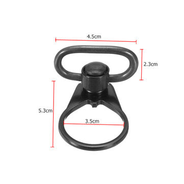 AR15 Rings QD Tactical Strap Buckle QD End Plate Tactical Sling Mount W QD Sling Swivel Mount