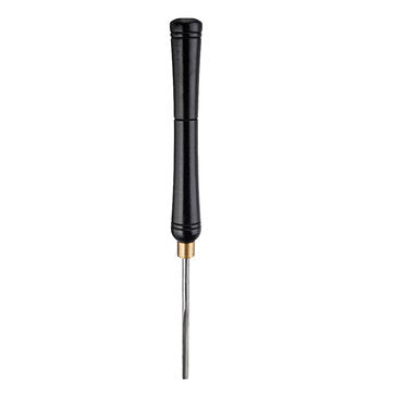 Drillpro High Speed Steel Lathe Chisel Wood Turning Tool with Wood Handle Woodworking Tool (TYPE: F)