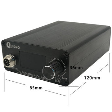 QUICKO STM32-OLED 1.3 Size T12 DIY Soldering Station T12-K Solder Iron Tips with Russian Korean Engl
