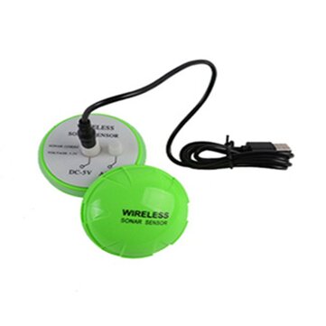100M 125KHz LCD Fish Finder Rechargeable Wireless Sonar Sensor Transducer Portable Fishing Lure Soun