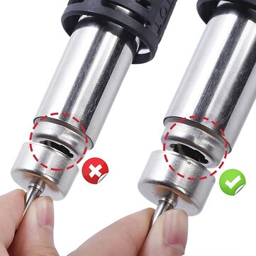 8Pcs JCD Hot Air Welding Nozzles Stainless Steel Different Sizes Nozzles for 8858 8898 858D8908