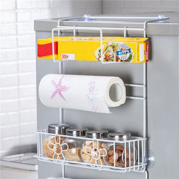 Kitchen Multipurpose Refrigerator Side Storage Rack Side Shelf Organizer