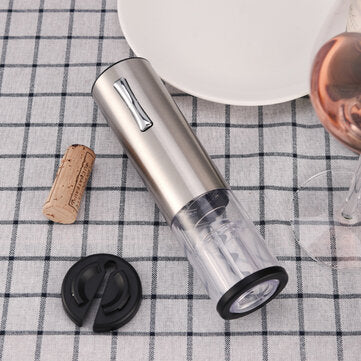 Vino Opener Automatic Corkscrew Electric Bottle Openers Set With Vino Stopper Gift Box USB Charging