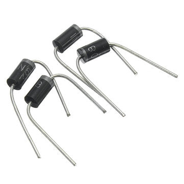 100 Pcs Diodes Kit Rectifier Schottky 1N4007 1N4148 1N5817 1N5408 1N5822 1N5399 FR107 FR207 In Comp