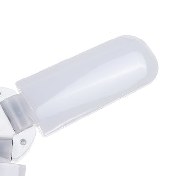 AC85-265V 45W 2835SMD Three Leaves LED Ceiling Light Bulb Foldable Garage Lamp for Home Basement Dec