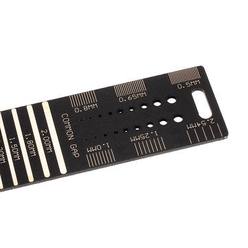 EleksMaker 25cm Multifunctional PCB Ruler Electronic Measuring Tool Resistor Capacitor Chip IC SMD D