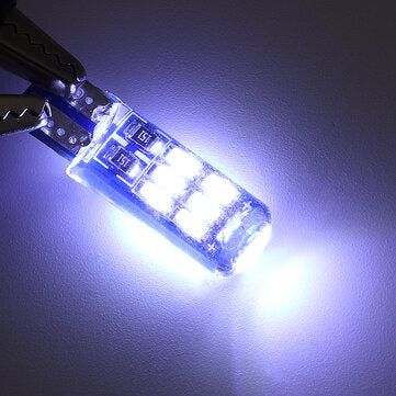10Pcs T10 168 194 LED Car License Plate Lamps Bulbs Side Marker Lights Bright Universal 12V