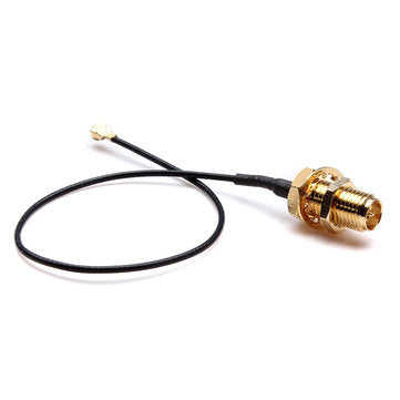 DANIU 10cm U.FL/IPX to RP-SMA Female Antenna Pigtail Jumper Cable