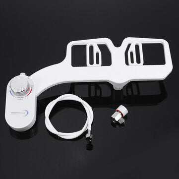 Single Cold Double Nozzle Spray Bathroom Toilet Seat Bidet Cleaning Device (TYPE: US)