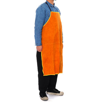 Cowhide Leather Welding Apron Welder Protection Clothe Mechanic Protector Gear