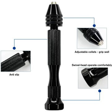 Mini Tiny Microo HSS TwIist Drill Bits Set 0.3-1.6mm Hand DIY Model Craft Tool Kit