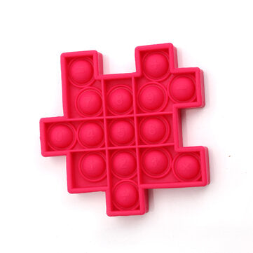Fidget Relieve Stress Toys Pops it Cube Model Bubble Antistress Toy Adult Children Sensory Silicone