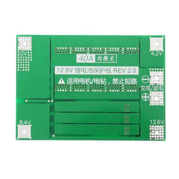 3Pcs 3S 40A Li-ion Lithium Battery Charger Protection Board PCB BMS For Drill Motor 11.1V 12.6V Lipo