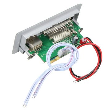 5Pcs DC 12V/5V MP3 Decode Board LED USB AUX FM bluetooth Radio Amplifier With Remote