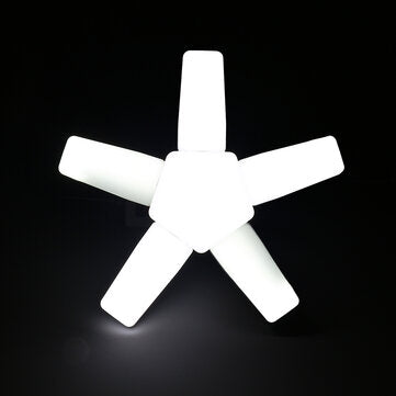 60W E26 LED Blades Garage Light Bulb Workshop Deformable Adjustable Lamp 85-265V