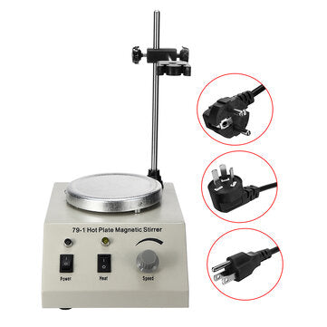 79-1 110V/220V 1000ml Hot Plate Magnetic Stirrer Lab Heating Speed Control Mixer A... (PLUG: AUPLUG)