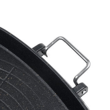 Portable BBQ Grill Tray Aluminum Cooking Plate Barbecue Griddle Pan