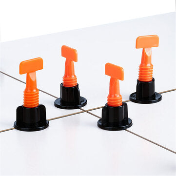 100pcs Levelers Needbles Wrench Tile Spacer Cross Plastic 2mm Ceramic Tile Leveling System Leveler L
