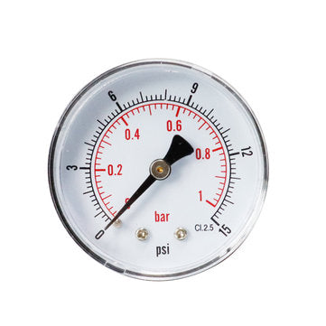 TS-Y50Z8-15/30/60/100/160/300psi 52mm Dial 1/8 BSPT Pressure Gauge (TYPE: E)