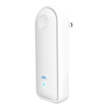Ultrasonic Anti-Mites Cleaners Physical Sterilization No Radiation Low Noise Butto... (COLOR: WHITE)
