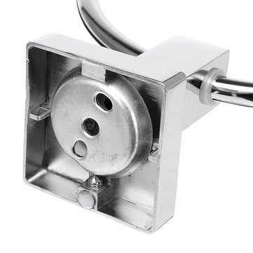 Stainless Steel Silver Toilet Towel Storage Holder Wall Mounted Bathroom Rack
